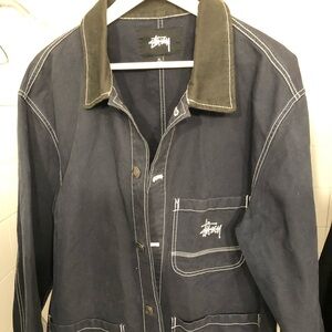 Rare Stussy workwear denim jacket size Xl